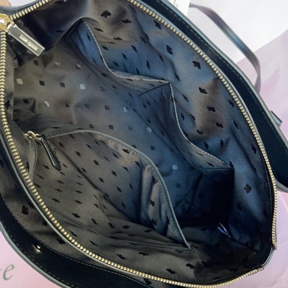 Kate Spade Monet Large Compartment Tote Black NWT - Picture 12 of 16